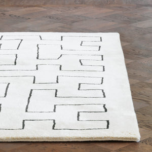 Maze Platinum Rug